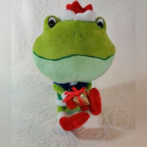 Gemmy Ind Animated Christmas Musical Frog With  "Down The Chimney" Song 2009